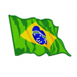  Matriz de Bordar Bandeira Brasil