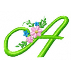 Brinde - Matrizes de Alfabeto Florais