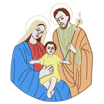  Matriz De Bordado Sagrada Família