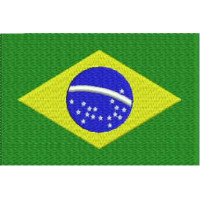 Matriz de Bordado Bandeira do Brasil