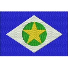 Matriz de Bordado Bandeira Mato Grosso