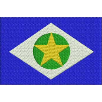 Matriz de Bordado Bandeira Mato Grosso