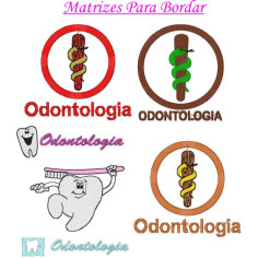  Matrizes De Bordado Odontologia