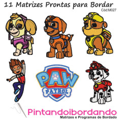 Matrizes de Bordados Patrulha Canina