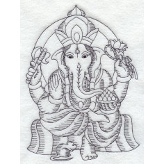  6 Matrizes para bordar Hindus