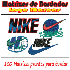 Matrizes de Bordados Logo Nike Variados