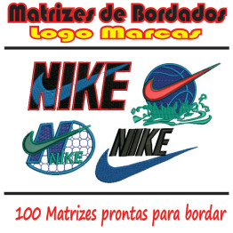 Matrizes de Bordados Logo Nike Variados