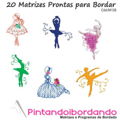 Matrizes de Bordados Bailarinas lindas!