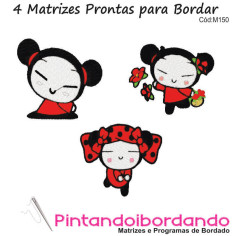 Matrizes de Bordados Pucca