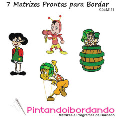 Matrizes de Bordados Chaves e sua turma