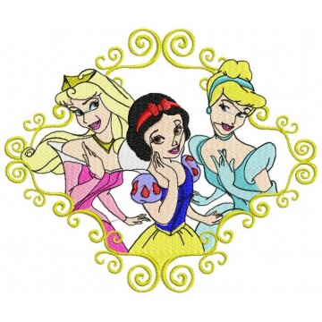 Matrizes de Bordados Princesas Disney