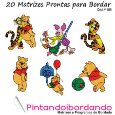 Matrizes de Bordados Ursinho Pooh