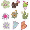 Matrizes de Bordados Cactus e Flores