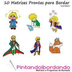 Matrizes de Bordados Pequeno Príncipe