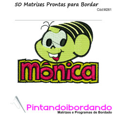 50 Matrizes para Bordar Turma da Monica
