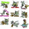 70 Matrizes para Bordar Tom e Jerry