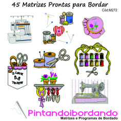 Matrizes de Bordado Costuras