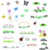 Matrizes de bordar Natureza em Miniaturas + de 100 Matrizes