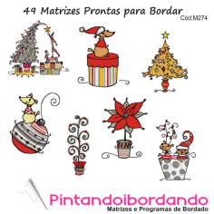 Matrizes para bordar Natal espetacular