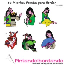 Matrizes para Bordar Moana Disney