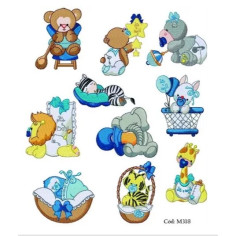 Matrizes De Bordado Bichinhos babys 10 Matrizes