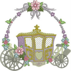  Matrizes De Bordado Carroagem Elegantes