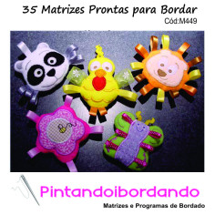 Matrizes para bordar em chaveiros 