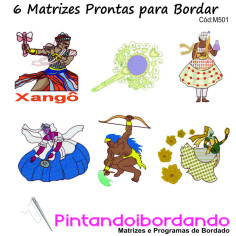 Matrizes de Bordado Orixás