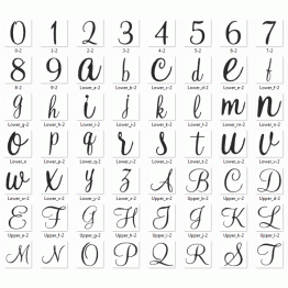 Matrizes para Bordar Alfabeto Monogramas Lindos