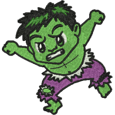 Matriz para Bordar Incrível Hulk Baby