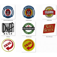  Matrizes De Bordados Logo Marcas de Cervejas