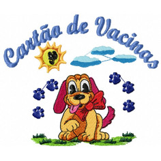  Matriz De Bordado Cartão de Vacina 001