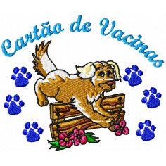  Matriz De Bordado Cartão de Vacina 003