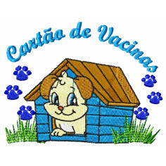  Matriz De Bordado Cartão de Vacina 004