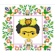  Matriz De Bordado Frida Kahlo