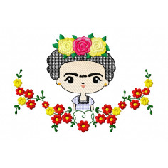  Matriz De Bordado Frida Kahlo