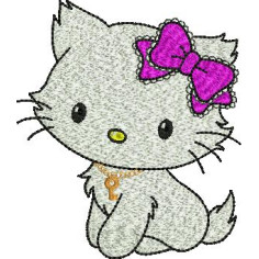 Matrizes de Bordar Gatinho Charmoso